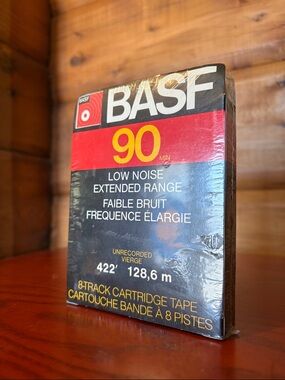 BASF 90 Min Low Noise Extended Range, 422’ 128.6 M 8 Track